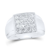 1 1/2CTW-DIA NK MENS RING
